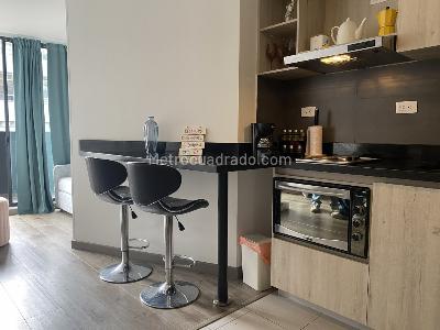 Apartamento de 1 alcoba en arriendo en San Martin, Bogotá, 31 m² · foto 3 de 20