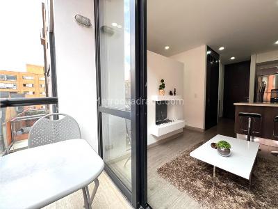 Apartamento de 1 alcoba en arriendo en Chico Navarra, Bogotá, 41 m² · foto 9 de 19