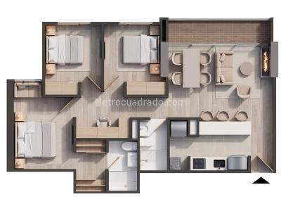 Apartamento en venta en Alejandria, Bogotá · foto 2 de 9