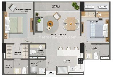 Apartamento en venta en Buenavista, Barranquilla · foto 7 de 7