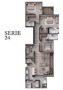 Apartamento de 3 alcobas en venta en Mazuren, Bogotá, 135 m² · foto 2 de 3