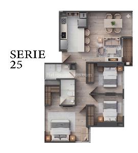 Apartamento en venta en Mazuren, Bogotá · foto 3 de 3