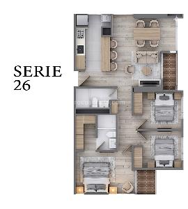 Apartamento en venta en Mazuren, Bogotá · foto 3 de 3