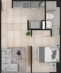 Apartamento de 2 alcobas en venta en Comuneros, Bucaramanga, 42 m² · foto 4 de 4