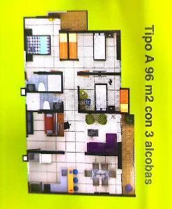Apartamento de 3 alcobas en venta en Quinta Brigada, Bucaramanga, 94 m² · foto 2 de 18