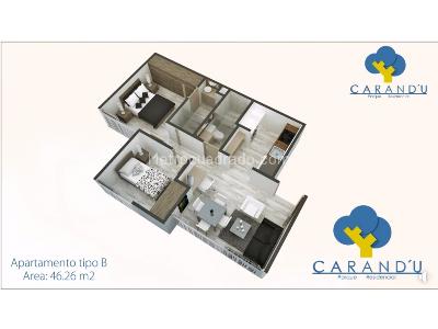 Apartamento de 2 alcobas en venta en Ambala, Ibagué, 41 m² · foto 16 de 20
