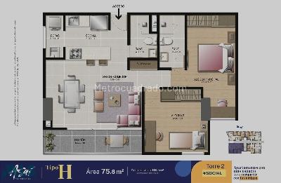 Apartamento en venta en Suramerica, Itagüí · foto 4 de 8