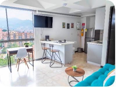 Apartaestudio en venta en La Frontera, Medellín, 30 m² · foto 2 de 14