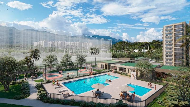 Venta de Apartamento en HACIENDA ROSA BLANCA, Villavicencio con  3 Habitaciones, 2 Baños, Estrato 4, Área 83.0 m2 y 1 Garages