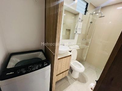 Apartaestudio en arriendo en Laureles, Medellín, 21 m² · foto 10 de 11