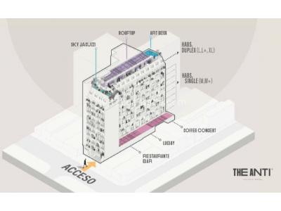 Apartamento de 1 alcoba en venta en Parque Del Poblado, Medellín, 27 m² · foto 8 de 13