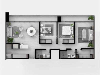 Apartamento de 3 alcobas en venta en Oro Negro Norte, Armenia, 107 m² · foto 16 de 16