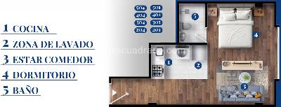 Apartaestudio en venta en Florencia Engativa, Bogotá, 30 m² · foto 2 de 3