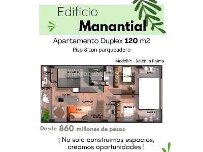 Apartamento de 3 alcobas en venta en Belen La Palma, Medellín, 85 m² · foto 6 de 6