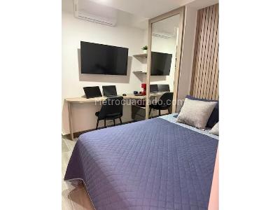 Apartamento de 1 alcoba en venta en Conquistadores, Medellín, 20 m² · foto 5 de 14