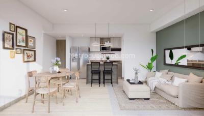 Apartamento de 2 alcobas en arriendo en Barro Blanco, Rionegro, 61 m² · foto 2 de 6