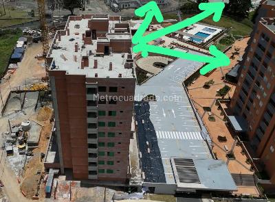 Apartamento de 1 alcoba en venta en El Porvenir, Rionegro, 41 m² · foto 3 de 6