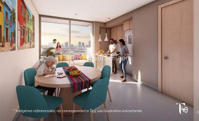 2-bed apartment, 49 m²