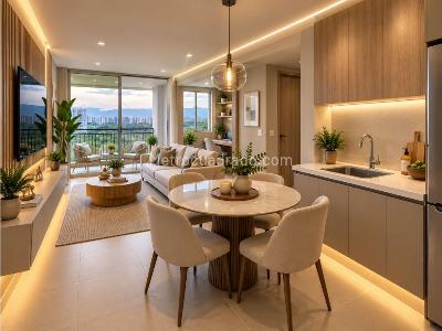 Apartamento de 3 alcobas en venta en Kachipay, Cali, 66 m² · foto 2 de 16
