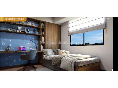 Apartamento de 2 alcobas en venta en Barro Blanco Porvenir San Nicolas, Rionegro, 65 m² · foto 3 de 16