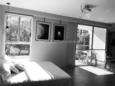Apartaestudio en arriendo en El Poblado Santa Maria De Los Angeles, Medellín, 51 m² · foto 9 de 17