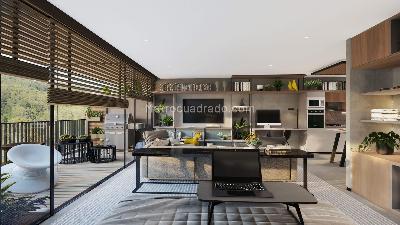 Apartamento de 3 alcobas en venta en El Poblado Las Palmas, Medellín, 133 m² · foto 6 de 12