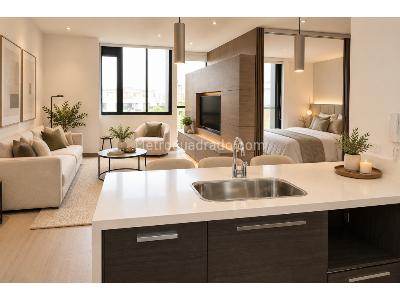 Apartaestudio en venta en Santa Paula, Bogotá, 47 m² · foto 1 de 3