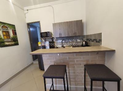 Apartamento de 1 alcoba en arriendo en Laureles, Medellín, 32 m² · foto 5 de 12