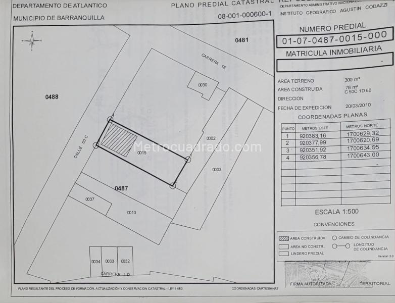 Lote en Venta, CARRIZAL, Barranquilla - Vista 3