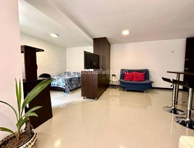 Apartamento de 1 alcoba en arriendo en Laureles, Medellín, 36 m² · foto 6 de 17