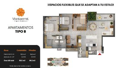 Apartamento de 2 alcobas en venta en Abadia Conj Res Monte Casino, Floridablanca, 85 m² · foto 20 de 20