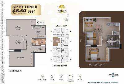 Apartamento de 3 alcobas en venta en Autopista La Virgen, Bucaramanga, 57 m² · foto 3 de 8