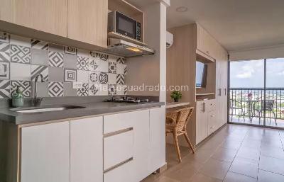 Apartamento de 1 alcoba en venta en Cristales, Cali, 37 m² · foto 8 de 20