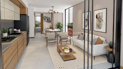 Apartamento de 1 alcoba en venta en Santa Rita, Cali, 52 m² · foto 2 de 10
