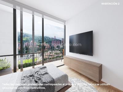 Apartamento de 1 alcoba en venta en Villa Carlota, Medellín, 71 m² · foto 10 de 20