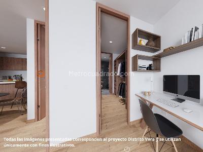 Apartamento de 1 alcoba en venta en Villa Carlota, Medellín, 71 m² · foto 12 de 20