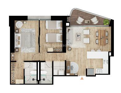 Apartamento en venta en Salitre, Bogotá · foto 3 de 3