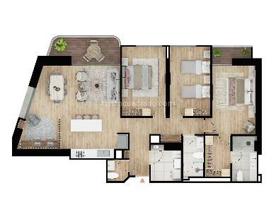 Apartamento en venta en Salitre, Bogotá · foto 4 de 4