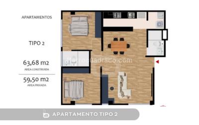Apartamento de 3 alcobas en venta en Modelia, Bogotá, 83 m² · foto 6 de 7