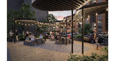 Apartamento de 2 alcobas en venta en Cuatro Esquinas, Rionegro, 50 m² · foto 4 de 4