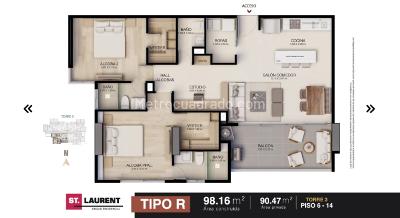 Apartamento en venta en Cumbres, Envigado · foto 6 de 7