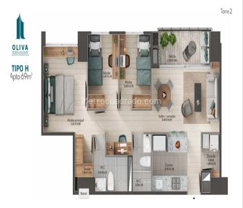 Apartamento en venta en Simon Bolivar, Itagüí · foto 6 de 6