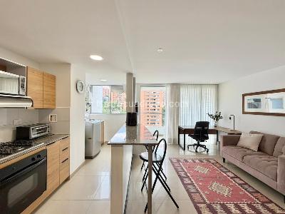 Apartamento de 1 alcoba en arriendo en Los Balsos 2, Medellín, 55 m² · foto 3 de 10