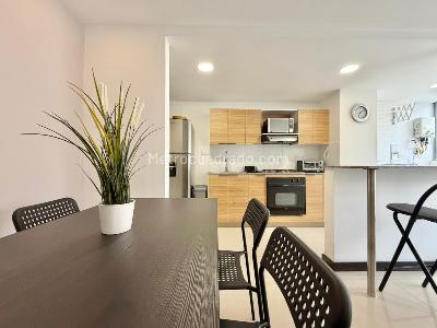 Apartamento de 1 alcoba en arriendo en Los Balsos 2, Medellín, 55 m² · foto 4 de 10