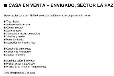 Casa de 4 alcobas en venta en La Paz, Envigado, 150 m² · foto 6 de 6