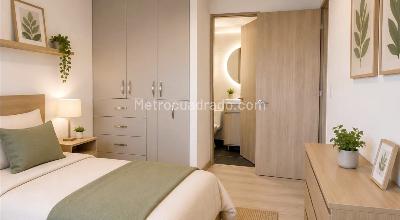 Apartamento de 2 alcobas en venta en Santa Ana, Rionegro, 53 m² · foto 9 de 15