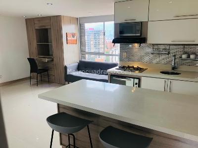 Apartamento de 1 alcoba en venta en La Frontera, Medellín, 31 m² · foto 3 de 12