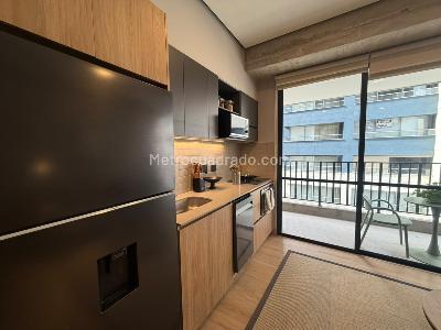 Apartamento de 1 alcoba en arriendo en Ciudad Del Rio, Medellín, 39 m² · foto 2 de 19