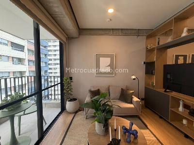 Apartamento de 1 alcoba en arriendo en Ciudad Del Rio, Medellín, 39 m² · foto 4 de 19