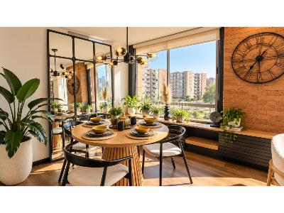 Apartamento de 3 alcobas en venta en Hacienda Alcala Roble, Mosquera, 82 m² · foto 2 de 12